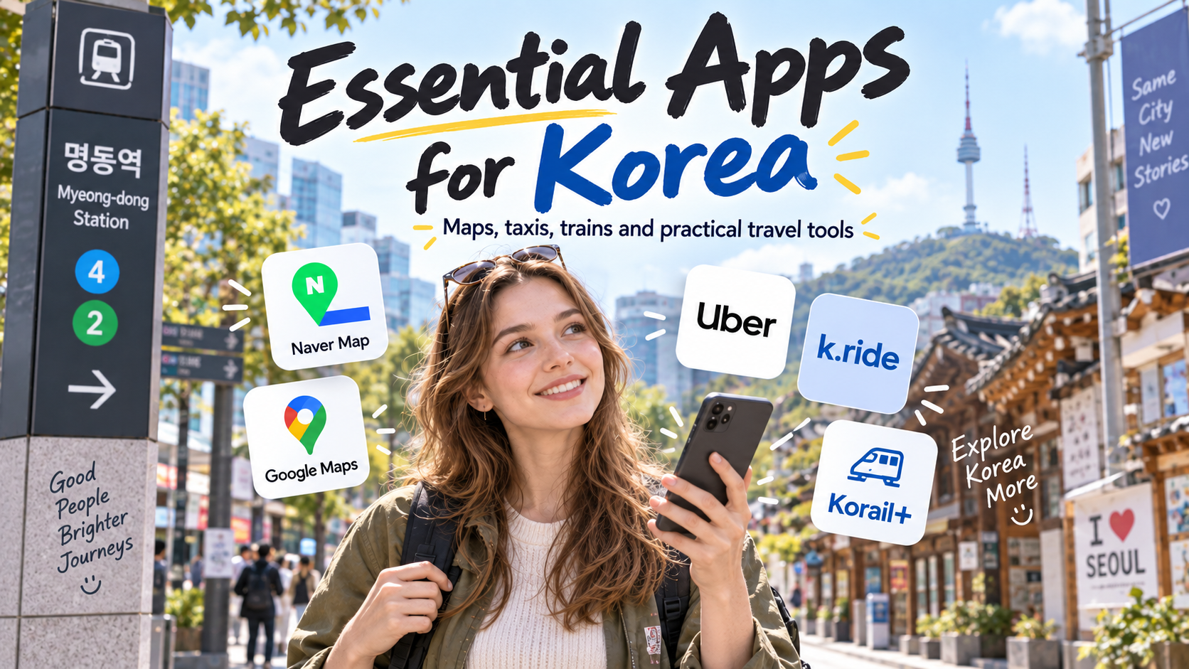 Best Apps for Traveling in Korea: Naver Map, Papago, Taxi Apps & More