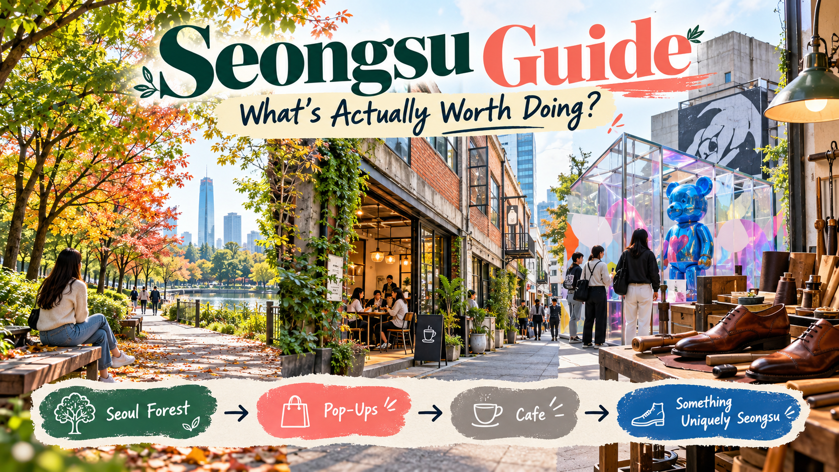 Seongsu in Seoul combining Seoul Forest greenery, trendy cafes and creative streets for a first-time visitor guide